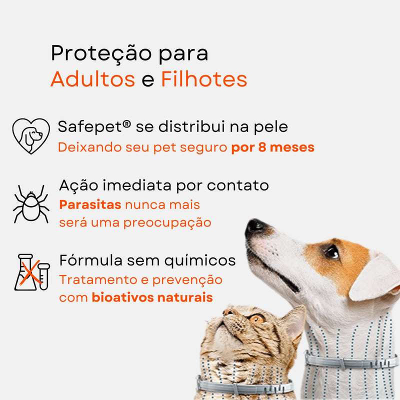 Colar Anti Pulgas e Carrapatos - ZapShopbr