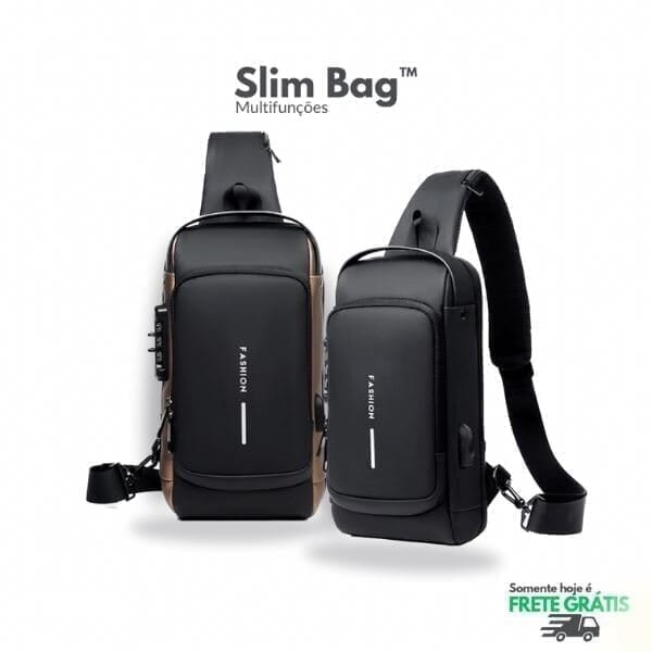 Mochila Anti - Furto com Senha USB Slim Bag - ZapShopbr