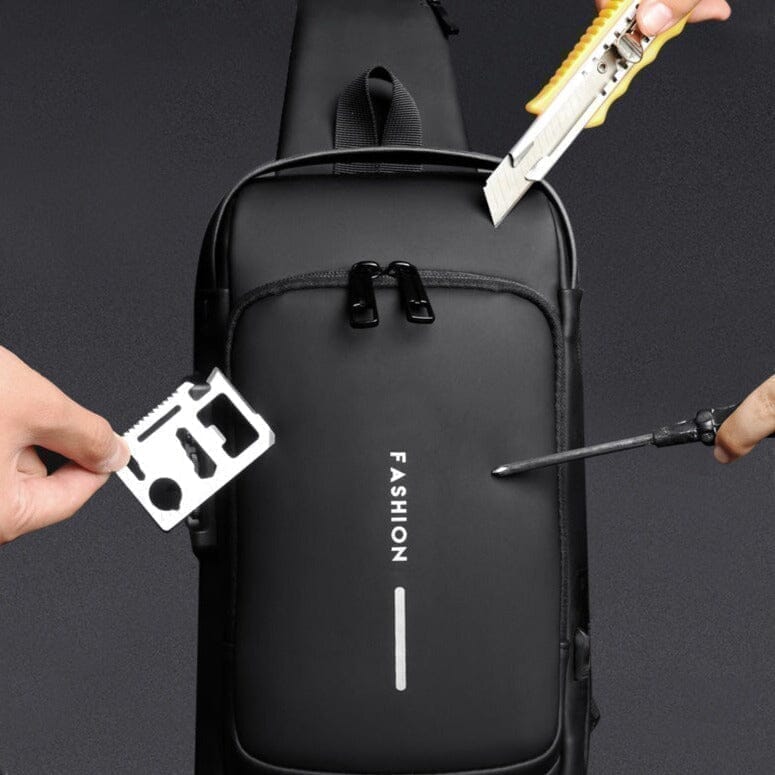 Mochila Anti - Furto com Senha USB Slim Bag - ZapShopbr