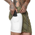 Shorts Para Treino 2 em 1 Esporte Air Effect - ZapShopbr